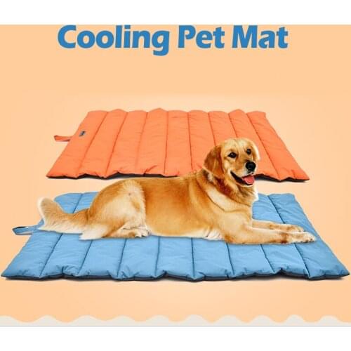 Big Dog Bed for Large Dogs Cushion Summer Refreshing 110Cm Mat Big Dogs Accessories Waterproof Foldable Summer Pet Beds Cushion