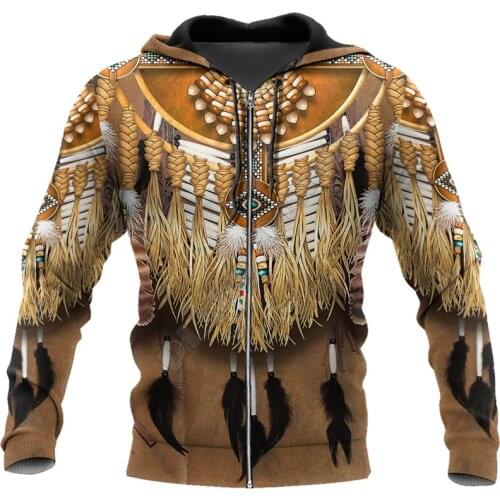 Premium Native Culture 3D Printed Unisex Sweatshirt zipper hoodies women For men Pullover streetwear Cosplay costumes 02