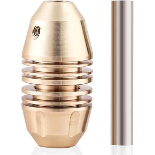 25mm Self-locking Brass Tattoo Grip with Tube for Motor Machine Gun Free Shipping
