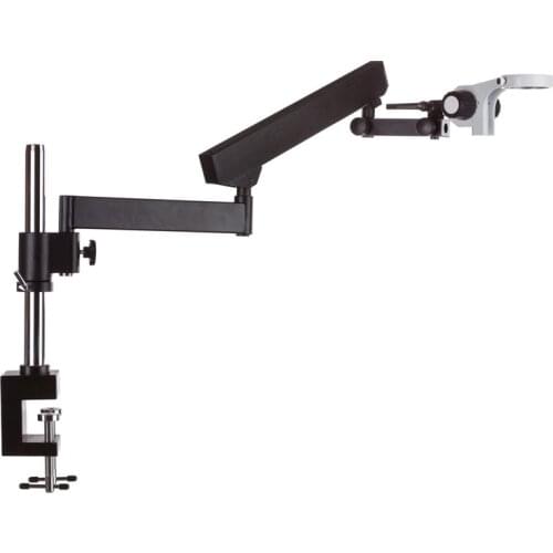 Articulating Pillar Clamp Stand For Stereo Zoom Microscope Arm Focuse Trinocular Microscopio Accessories Free Shipping
