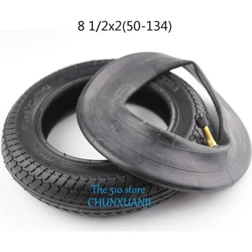 8 1/2X2 (50-134) tires 8.5 Inch Gas Scooter & Electric Scooter Baby carriage Wheelbarrow Electric scooter tyre and inner tube
