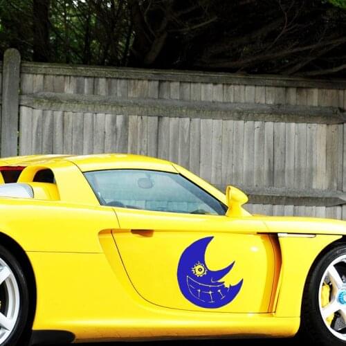 EmpireYing 3 Size 8 Colors Anime Moonlight Soul Ghost Eater Funny Car Sticker Motorcycle Family Decor Halloween Vinyl Decal Gift