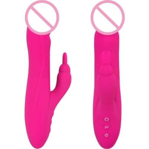 Women G-Spot Rabbit Vibrator Stimulation with 7 Vibration Modes 7 Rotation Massager USB Rechargeable Adult Sex Toy for Couples