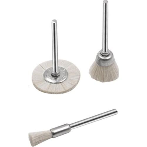 3pcs/set Wool Polishing Brush Grinder Brushes Grinding Buffing Dental Care Tool