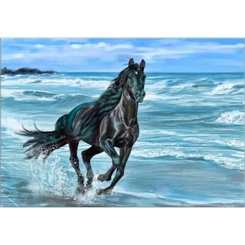 Running Horse Retro Tin Sign Home Bar Decor