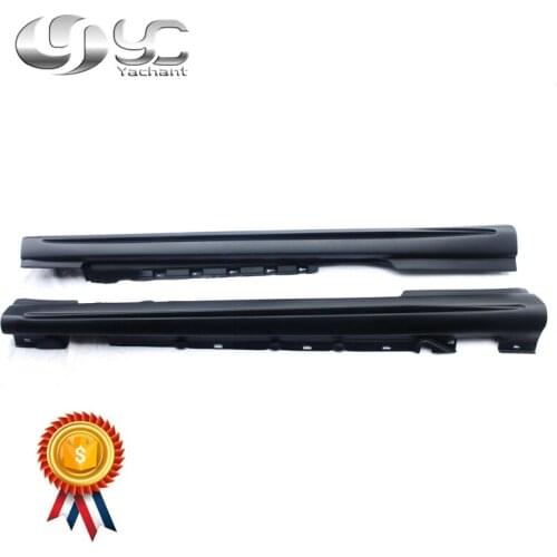 Car-Styling FRP Fiber Glass Car Side Skirts Fit For 2010-2013 MB C207 W207 E Class Coupe PD Style Side Skirt