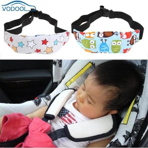 Safety Baby Kids Cart Car Seat Sleep Nap Aid Head Band Support Holder Belt Sleep Belt Adjustable Fastening Belt Car Styling