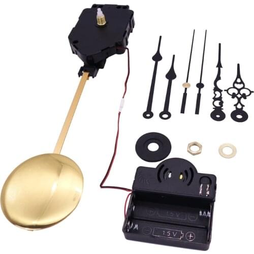 DIY Quartz Pendulum Trigger Silent Clock Movement Mechanism with 16 Music Box Movement Chime Wall Clock Parts