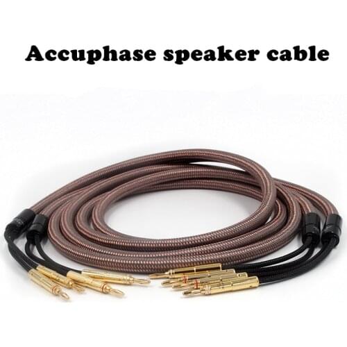 Accuphase 40th Anniversary Alloy Audiophile Audio Amplifier Speaker Cable Gold-plated Banana Plug