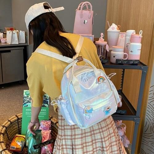 Mini Multifunctional Kawaii Backpack for School Teenagers Girls Fashionable Cute Colorful Small Backpack Women Leisure Travel