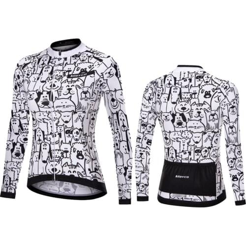 Cycling Clothing Female Jerseys Autumn Sports Top BMX Bike Shirt Long Sleeve Quick Dry Maillot Ropa Ciclismo Cycling Equipment