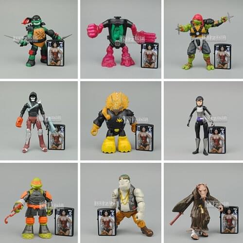 Teenage Mutant Ninjaa Turtlees Michelangelo Raphael Joints Movable Action Figure Model Ornament Toys Children Gifts