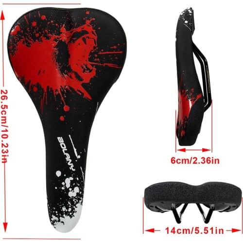 Mountain Bike Saddle Thickened Shock Absorption Comfortable Soft Saddle New Road Bike Saddle Seat