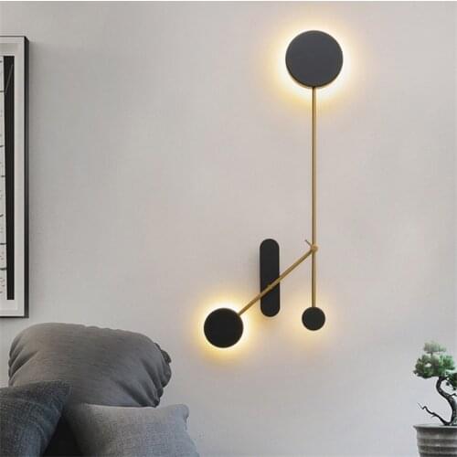 Nordic Led Wall Light Modern Luxury For Bedroom Living Room Home Decoration Can 360 Degree Rotatable Creative Luminaire