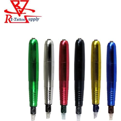 YILONG New Rotary Tattoo Machine & Pamanent Makeup Pen 4.5w Motor RCA Connection Line U-pick 6 Colors