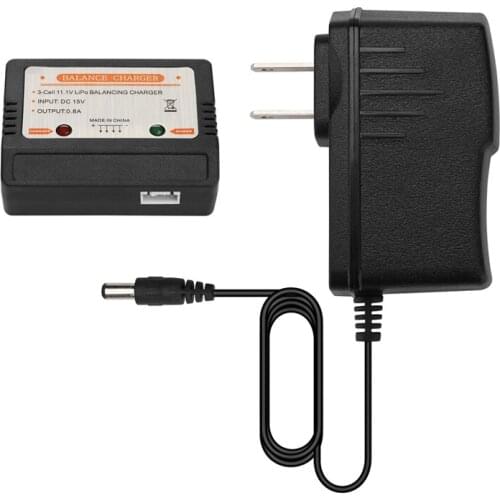 WLtoys XKS X450 RC Glider Plane Spare Parts 0023 Battery Charger Kits Charger 15V 800mAh 5.0DC Balance 11.1V