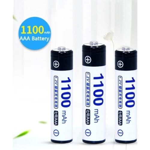 1-12Pcs 1.2V Ni-MH AAA Battery 1100mAh AAA Rechargeable Battery 3A AAA NIMH Battery Rechargeable Batteries for Flashlight Toys