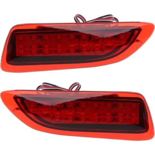 1Pair FTT Rear Bumper Lights LED Reflector Brake Stop Signal Running Lamp For Toyota Corolla Lexus CT200h
