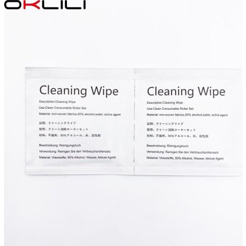 100X PA03950-0419 FI-C100CW Moist Pre-Moist Moistened Cleaning Wipe Wipes 6x6cm Cleaning Supplies for Fujitsu Scanner Consumable