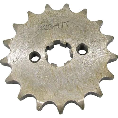 17T 428 17mm Chain / Pitch Front Sprocket Cog For 50/70/110/125/150cc
