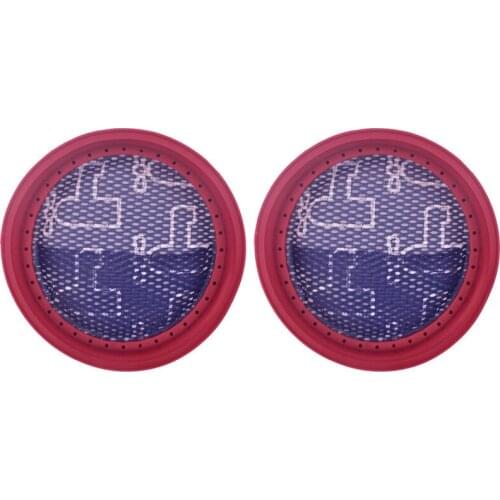2Pcs For Dibea D18 D008Pro Hand-Held Vacuum Cleaner Round Washable Filter Meshes Filter Vacuum Cleaner Filter
