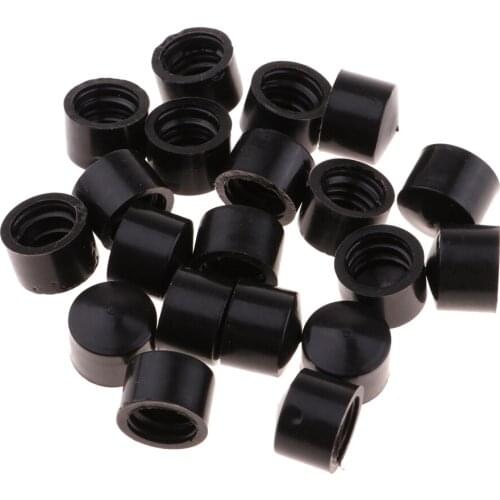 20 Sets PU Replacement Cups Fits Most Truck Black for Skateboard Longboard Truck Accessories 2 Sizes Included
