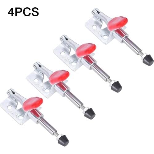 4pcs New 45Kg Antislip Vertical Toggle Clamp GH-301-AM Plastic Covered Handle Toggle Clamp For Hand Tool