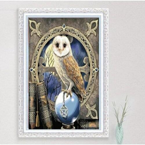 5D DIY New Animals Owl Diamond Embroidery Diamond Painting Cross Stitch Picture Of Rhinestones Full Square Diamond Mosaic Kits