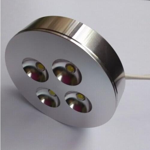 Free Shipping 4W LED Puck Light LED Down Light with CE & RoHS Approval High quality 85-265V