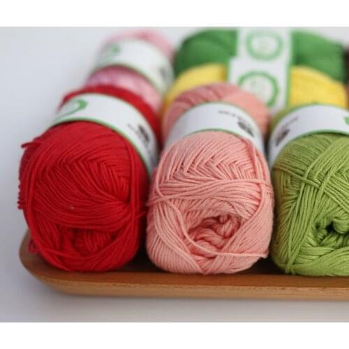 50g/ball 2020 Wire Bamboo Fibre Line Bamboo Cotton Bamboo Cotton Yarn Baby Cotton Baby Line Spring And Summer Cotton