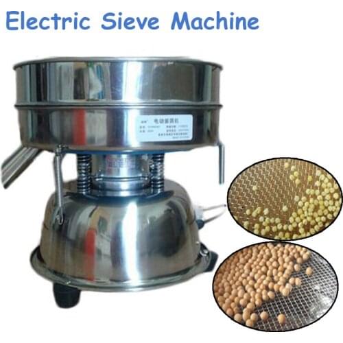 Electric Sieve Machine Electrical Vibrating Machine for Powder Particles Stainless Steel Sieve for Chinese Medicine YCHH0301