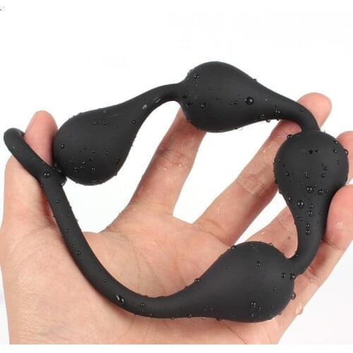 Hot Sex Toys For Women MenSilicone Big Anal Beads Butt Plug Dilatador Anal Balls Expander Vibrant Anal Plug Vaginal Dilator