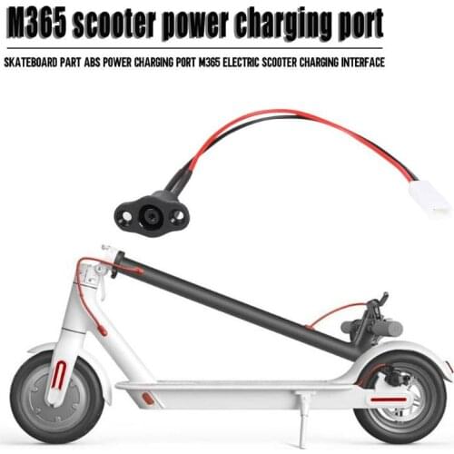 M365 Electric Scooter Charging Interface ABS Power Charging Port Skateboard Accessories Spare Parts
