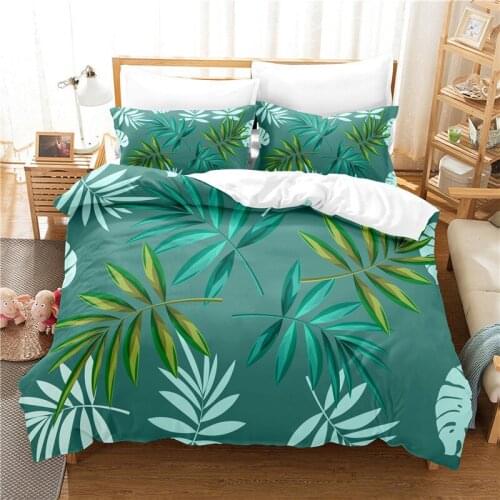 260x220 Bedding Set for Super King Size Rainforest Bedclothes 220x240 Luxury Bedding Sets 2/3pcs Duvet Cover Set North America