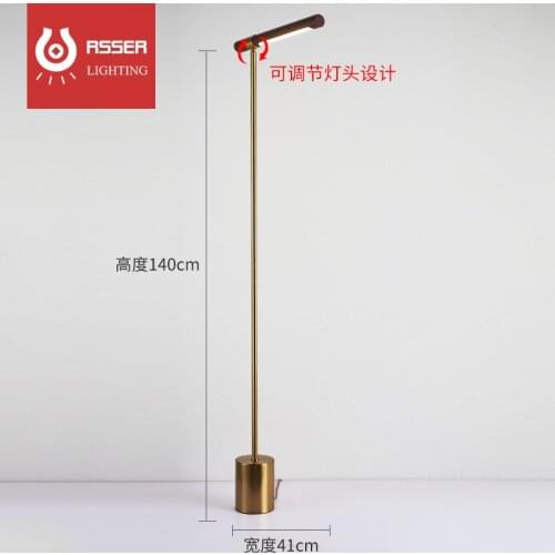 RSSER Creative Modern Gold LED Corner Floor Lamp Nordic Rotatable Standing Lamp Living Room Floor Lighting Fixtures Bdside Light