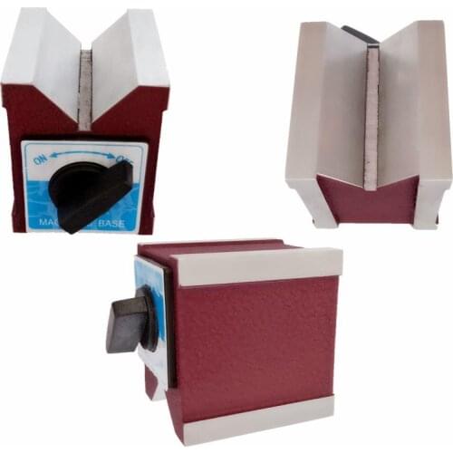 1pcs Magnetic V-stage magnet triangle stage WEDM magnet base switching magnet 7K strong magnet fixer