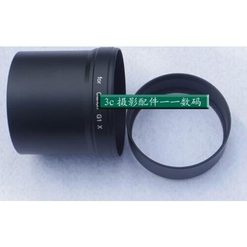 Metal 58mm 58 mm filter mount Lens Adapter Tube Ring for canon PowerShot G1X G1 X camera