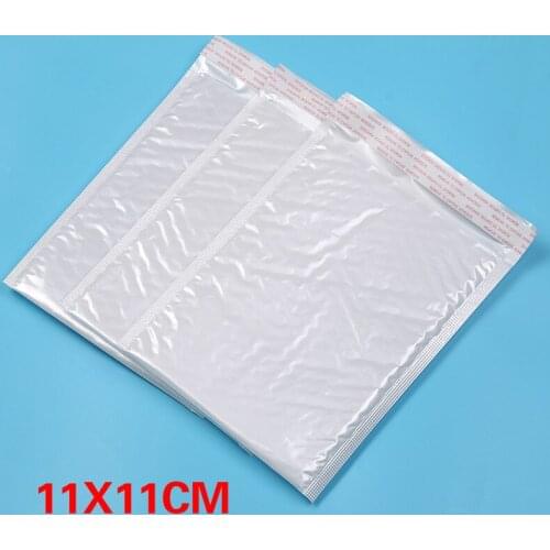Office Stationery Paper White Envelope Paper Bubble Bag Foam Collision Postage Delivery Bag Closet Organizer Storage Bags 10pcs