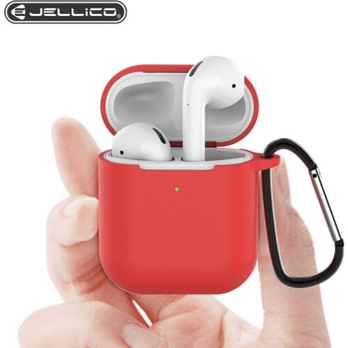 Jellico Earphone Original Case Bluetooth Earphone Case For Apple Airpods 1 2 Protective Silicone Cover For Air Pods Case