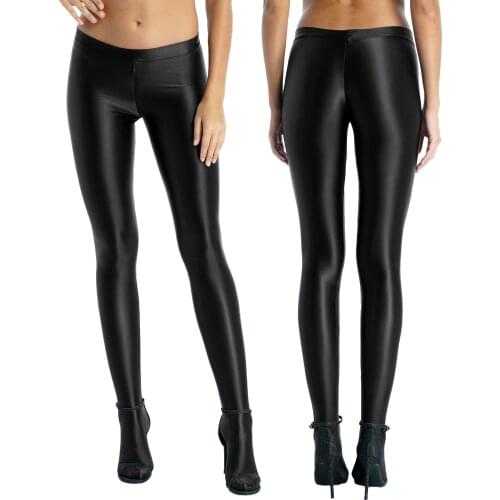 Sexy Women Stockings Oil Shiny Lingerie Plus Size Stretch Tights Glossy Pantyhose Zipper Crotch Mid Waist Leggings Yoga Stocking