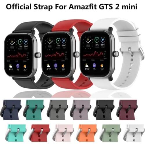 Silicone Band For Huami Amazfit GTS 2 22mm Watchband Bracelet Strap for Xiaomi Amazfit GTS 2 Series Accessories Mini Strap
