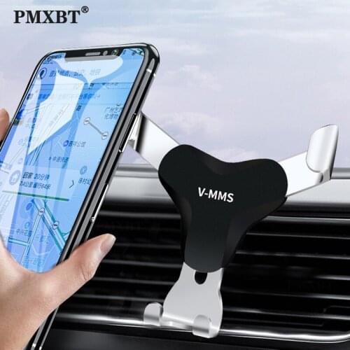 Universal Gravity Car Holder For Phone In Car Air Vent Mount Cradle Clip Cell Phone Holder For Smartphone Stand NO Magnetic