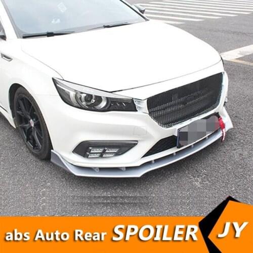 For Morris Garages MG 6 Body kit spoiler 2016-2019 For MG6 KD ABS Rear lip rear spoiler front Bumper Diffuser Bumpers Protector
