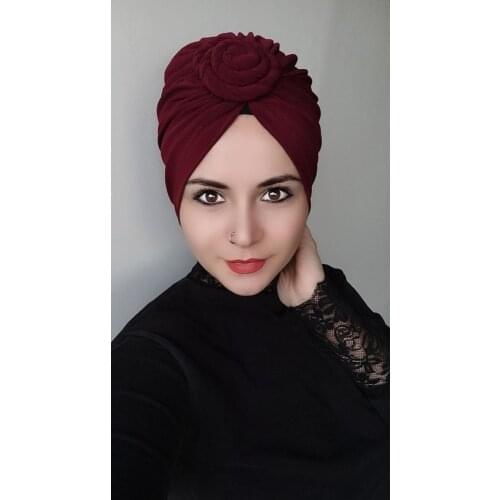 Womens Knot Auger Bone Burgundy