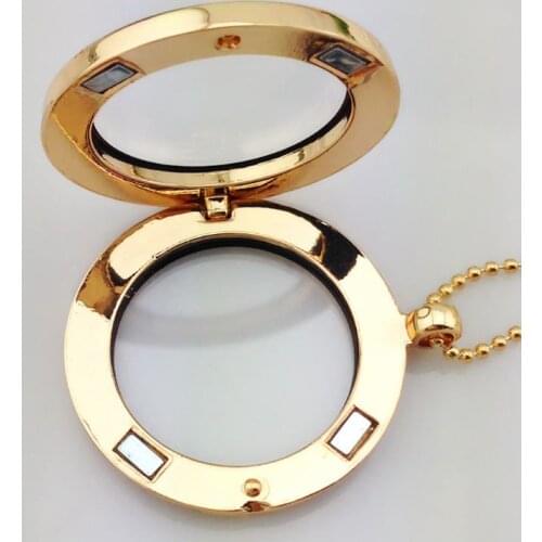 Living Memory Floating Charm Round Glass Locket Pendant Necklace Fashion Jewelry