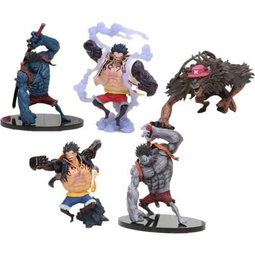 13CM anime One Piece Figure Nightmare Luffy PVC Action Figure One Piece Pesadilla Luffy Collectible Model Toy Figurine Doll