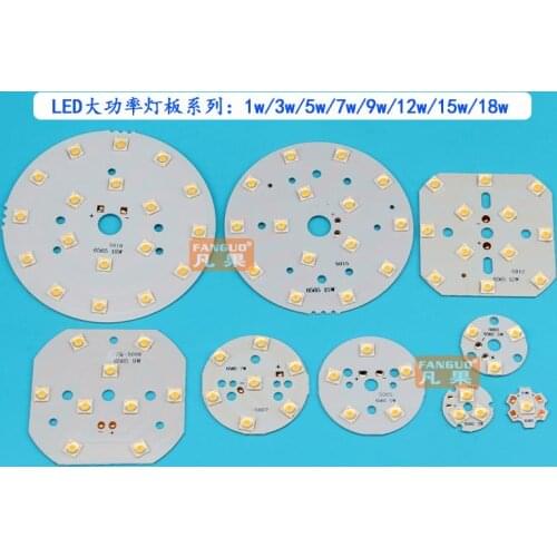 2pcs LED lamp bead lamp board 3W5w7w9w12w15W18W ceiling light spotlight downlight track light light source accessories wick