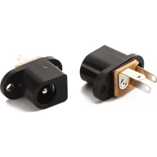 20pcs DC017 DC Female Power Socket 5.5mm*2.1mm dc-017 DC Socket Adapter Connector Jack