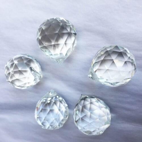 5pcs/lot 20mm crystal lighting ball crystal chandelier faceted ball hanging decorative lighting pendant