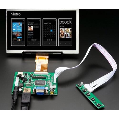 7 inch 1024*600 HDMI Screen LCD Display with Driver Board Monitor for Raspberry Pi Banana/Orange Pi